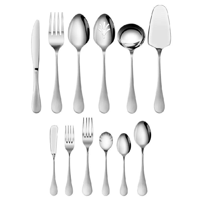 Camping hiking trail soak-Flatware Rain 47-piece Set