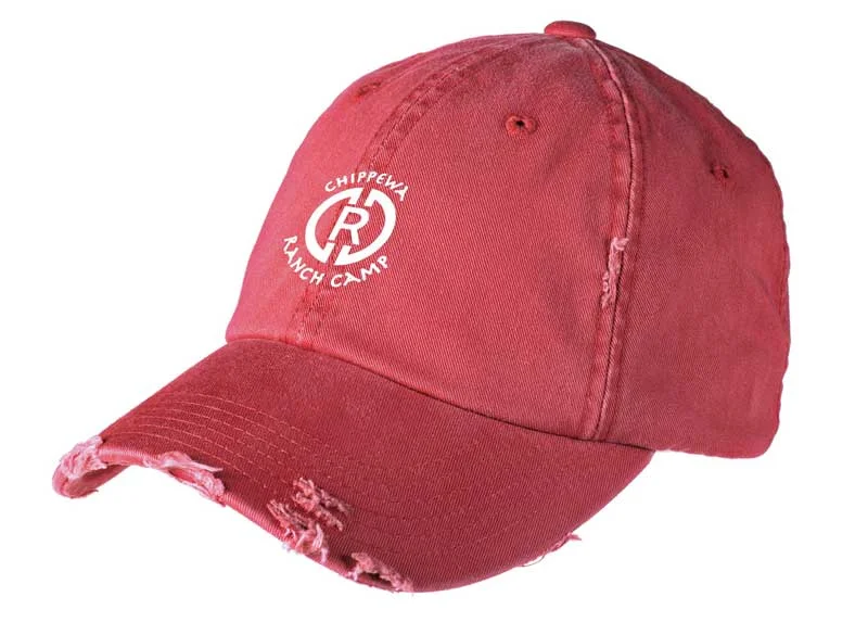 Camping hiking trail puff-Chippewa Ranch Camp Baseball Cap