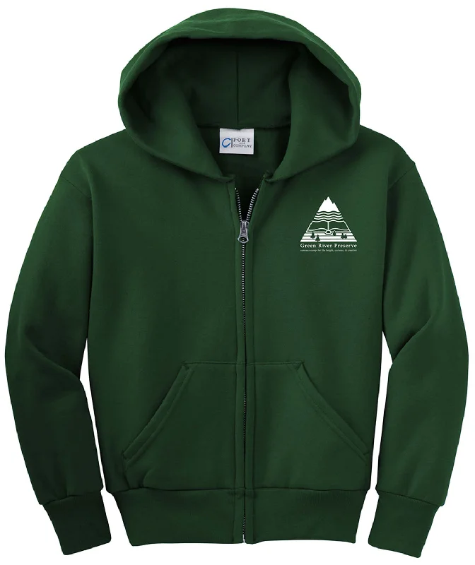 Camping hiking gear glow-GRP Zip Up Camp Hoodie