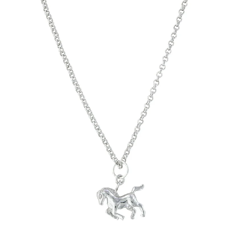 Camping hiking nature rush-Prancing Horse Necklace