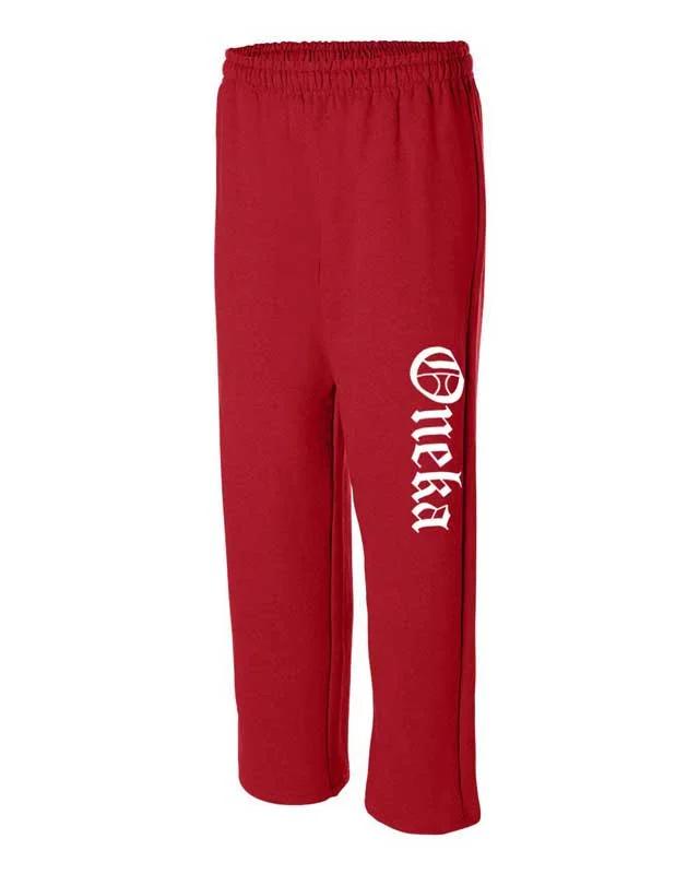 Camping hiking gear shine-Oneka Open Bottom Sweatpants