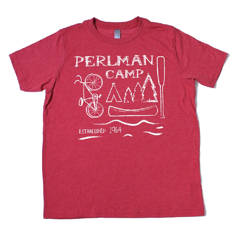 Camping hiking gear spark-Perlman Camp Sketch Tee