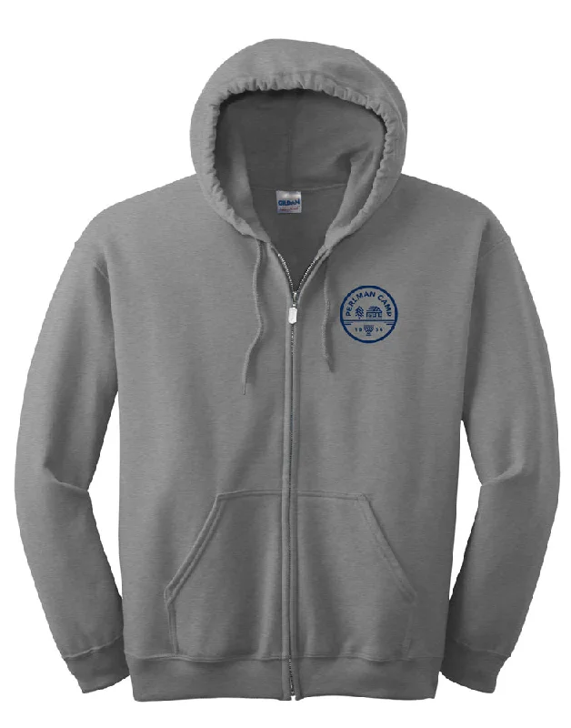 Camping hiking trail firm-Perlman Camp Zip Hoodie