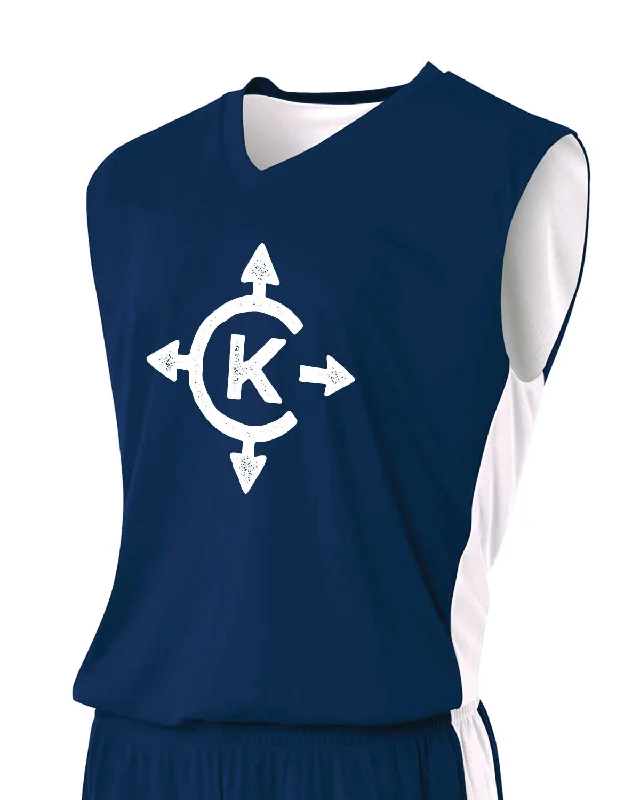 Camping hiking gear discounts-Camp Kawaga Reversible Basketball Jersey