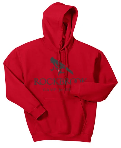 Camping hiking trail spray-Rockbrook Hoodie