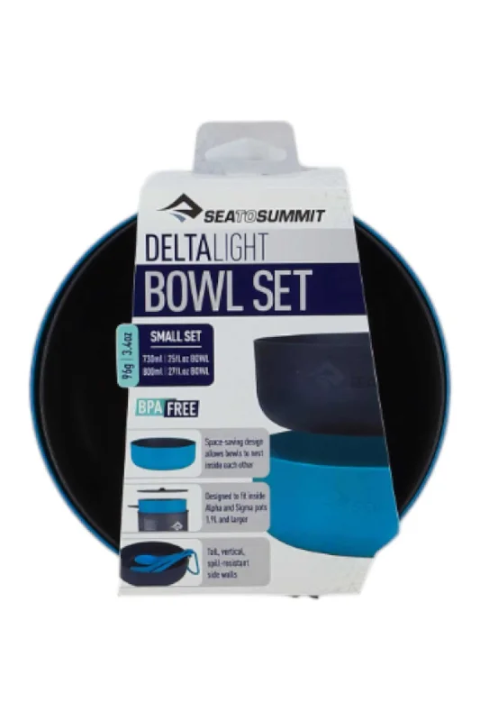 Camping hiking trail nook-Sea to Summit Delta Light Bowl Set