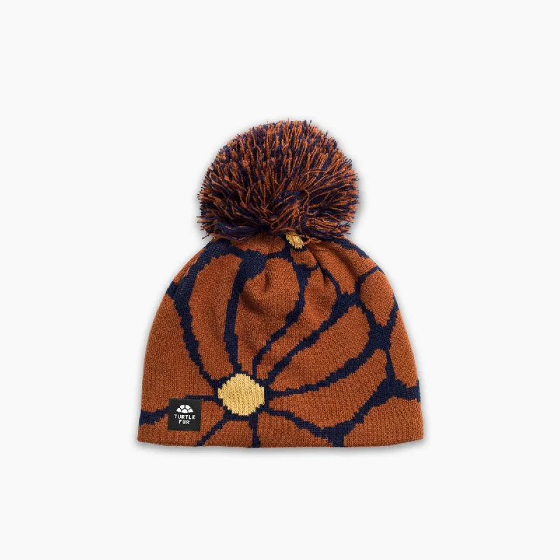 Camping hiking gear discounts-Bloom Bloom Pom Beanie - Russet