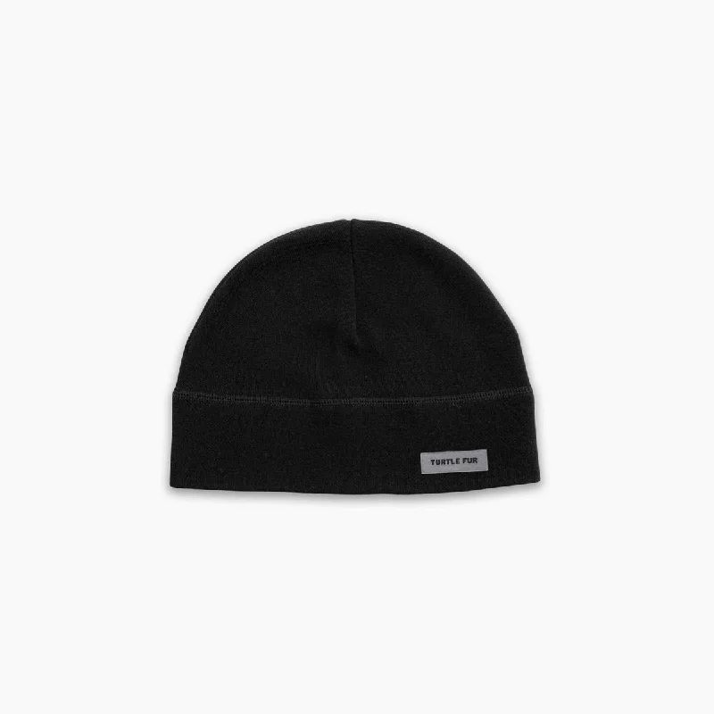 Camping hiking gear edges-Carefree Merino Wool Beanie - Black