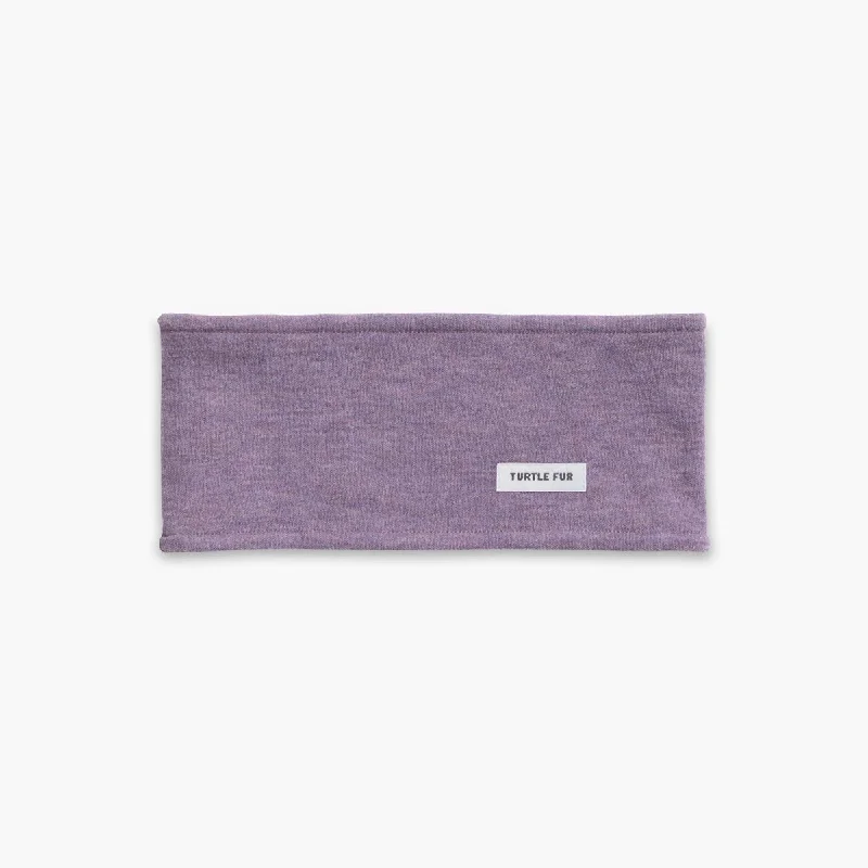 Camping hiking trail deep-Comfort Luxe Wide Band Headband - Plum