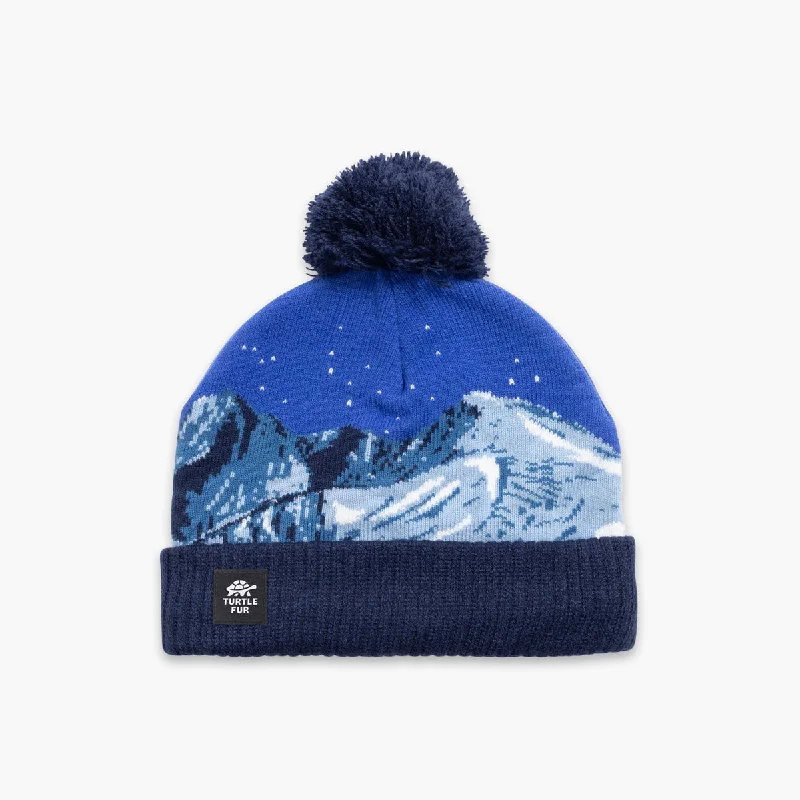 Camping hiking gear cheer-Kids' Pano Beanie - Navy