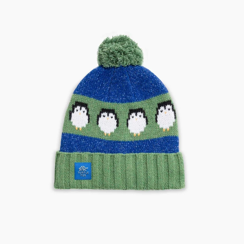 Camping hiking trail aura-Kids' Pengy Pom - Moss