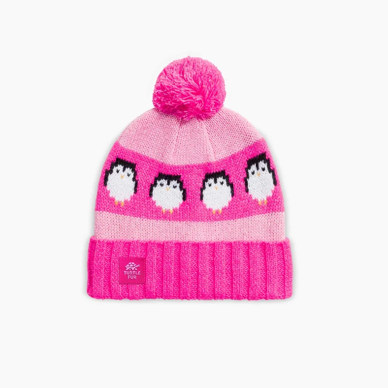 Camping hiking gear options-Kids' Pengy Pom - Pink