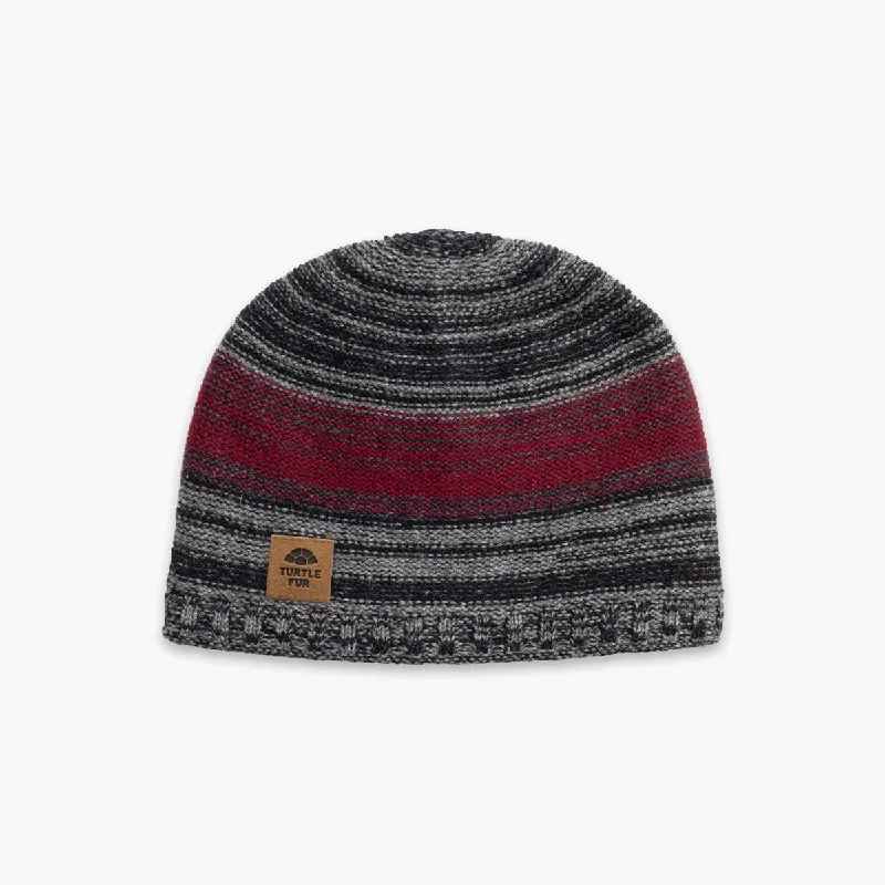 Camping hiking trail rush-Lambswool Rufus Beanie - Carbon