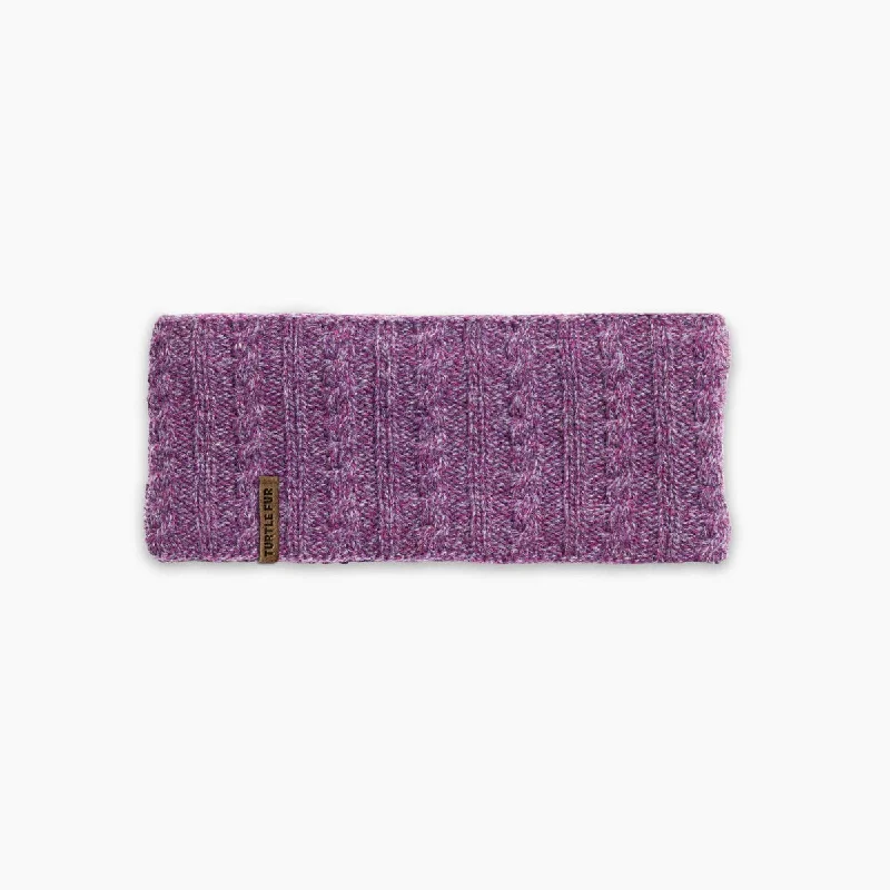 Camping hiking gear cheer-Lambswool Tara Headband - Amethyst