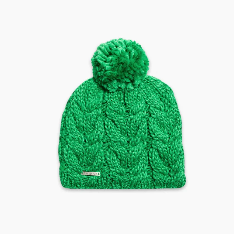 Camping hiking nature surge-Merino Wool Millie Pom - Grass