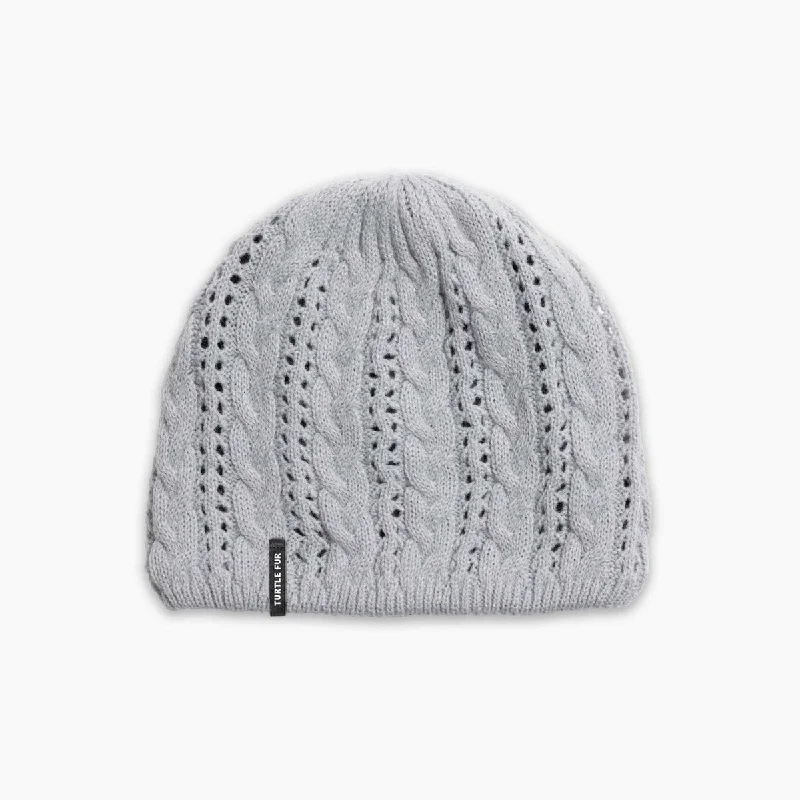 Camping hiking gear vibe-Polylana Zelda Beanie - Silver